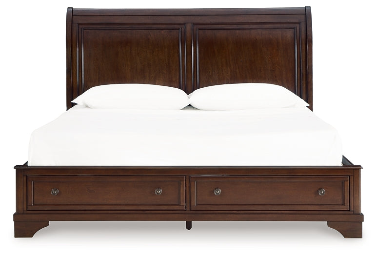 Trellington King Sleigh Storage Bed